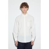 フレンチリネンCOOLMAXストライプシャツ | AZUL BY MOUSSY | 詳細画像5 