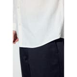 フレンチリネンCOOLMAXストライプシャツ | AZUL BY MOUSSY | 詳細画像11 