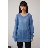 シアーグリッタールーズニット | AZUL BY MOUSSY | 詳細画像16 