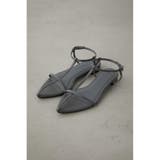 GRY | T-STRAP POINTED TOE SANDALS | AZUL BY MOUSSY