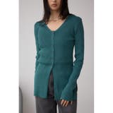 D/GRN3 | Vネックリブニットカーディガン | AZUL BY MOUSSY
