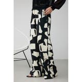 ジオメトリックパターンワイドパンツ | AZUL BY MOUSSY | 詳細画像2 