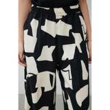 ジオメトリックパターンワイドパンツ | AZUL BY MOUSSY | 詳細画像8 