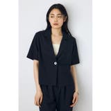 クロップドハーフスリーブジャケット | AZUL BY MOUSSY | 詳細画像1 