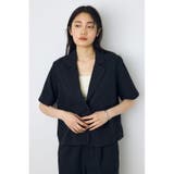 クロップドハーフスリーブジャケット | AZUL BY MOUSSY | 詳細画像2 