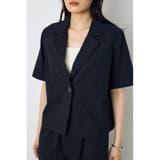 クロップドハーフスリーブジャケット | AZUL BY MOUSSY | 詳細画像3 