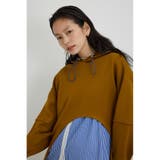 アシンメトリーラウンドフーディー | AZUL BY MOUSSY | 詳細画像12 