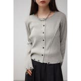 T.GRY | ダメージスイッチングカーディガン | AZUL BY MOUSSY