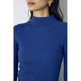 サムホールリブハイネックニット | AZUL BY MOUSSY | 詳細画像23