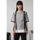 チュールレイヤードドロストトップス | AZUL BY MOUSSY | 詳細画像14 