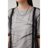 チュールレイヤードドロストトップス | AZUL BY MOUSSY | 詳細画像17 