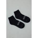 BLK | ジャガードロゴアングルソックス | AZUL BY MOUSSY