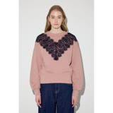 バイカラーレースクルーネックスウェット | AZUL BY MOUSSY | 詳細画像16 