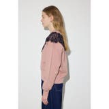 バイカラーレースクルーネックスウェット | AZUL BY MOUSSY | 詳細画像17 