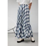 BLU | チェックボリュームスカート | AZUL BY MOUSSY