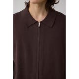 ジップアップ襟付きニットカーディガン | AZUL BY MOUSSY | 詳細画像20 