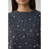 パールビジューニットトップス | AZUL BY MOUSSY | 詳細画像17