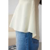 ペプラム5分袖ニットトップス | AZUL BY MOUSSY | 詳細画像10
