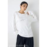 O/WHT1 | ラインストーンロンT | AZUL BY MOUSSY