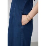 フロントジップ半袖デニムワンピース | AZUL BY MOUSSY | 詳細画像11 