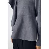 サイドラッフルペプラムニットトップス | AZUL BY MOUSSY | 詳細画像25 