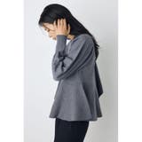 サイドラッフルペプラムニットトップス | AZUL BY MOUSSY | 詳細画像19 