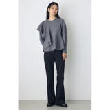 サイドラッフルペプラムニットトップス | AZUL BY MOUSSY | 詳細画像21 