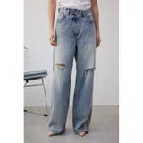 L/BLU1 | AZUL DENIM ダメージラップデニム | AZUL BY MOUSSY