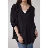 BLK | フード付きボタンシャツ | AZUL BY MOUSSY