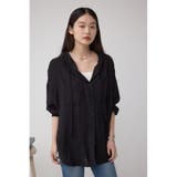 フード付きボタンシャツ | AZUL BY MOUSSY | 詳細画像14 