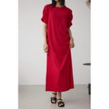 RED | サイドシャーリングワンピース | AZUL BY MOUSSY