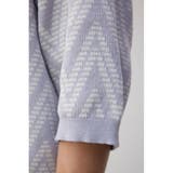 ジグザクパターン半袖カーディガン | AZUL BY MOUSSY | 詳細画像31