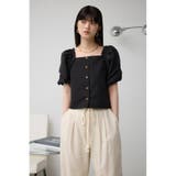 シアーチェックスリーブブラウス | AZUL BY MOUSSY | 詳細画像13