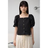 シアーチェックスリーブブラウス | AZUL BY MOUSSY | 詳細画像15