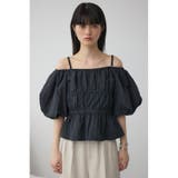 パフショルダー2WAYブラウス | AZUL BY MOUSSY | 詳細画像16