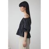 パフショルダー2WAYブラウス | AZUL BY MOUSSY | 詳細画像18 