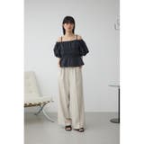 パフショルダー2WAYブラウス | AZUL BY MOUSSY | 詳細画像15
