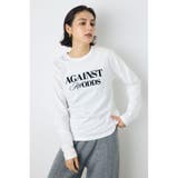 O/WHT1 | フロッキーロゴロンT | AZUL BY MOUSSY
