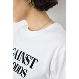 フロッキーロゴロンT | AZUL BY MOUSSY | 詳細画像6