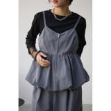 GRY | フロントジップバルーンキャミ | AZUL BY MOUSSY