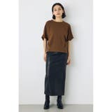 フェイクレザー/スエードパネル切替タイトスカート | AZUL BY MOUSSY | 詳細画像25 