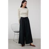 ソフトタッチギャザーワイドパンツ | AZUL BY MOUSSY | 詳細画像4 