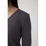 Vネックリブニットカーディガン | AZUL BY MOUSSY | 詳細画像30 