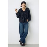 レースアップラッフルブラウス | AZUL BY MOUSSY | 詳細画像11 