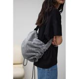 M/BLK7 | サイドギャザーパデットバッグ | AZUL BY MOUSSY