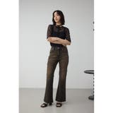 AZUL DENIM スウィッチングフレアデニム | AZUL BY MOUSSY | 詳細画像4 