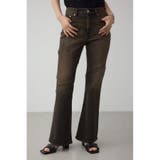 BLK | AZUL DENIM スウィッチングフレアデニム | AZUL BY MOUSSY