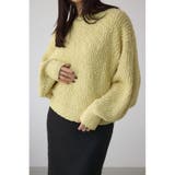L/YEL1 | ブークレードルマンニットトップス | AZUL BY MOUSSY