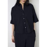 フレンチリネンCOOLMAXショートドルマンシャツ | AZUL BY MOUSSY | 詳細画像9 