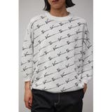 柄WHT5 | 総柄7分袖ニットプルオーバー | AZUL BY MOUSSY